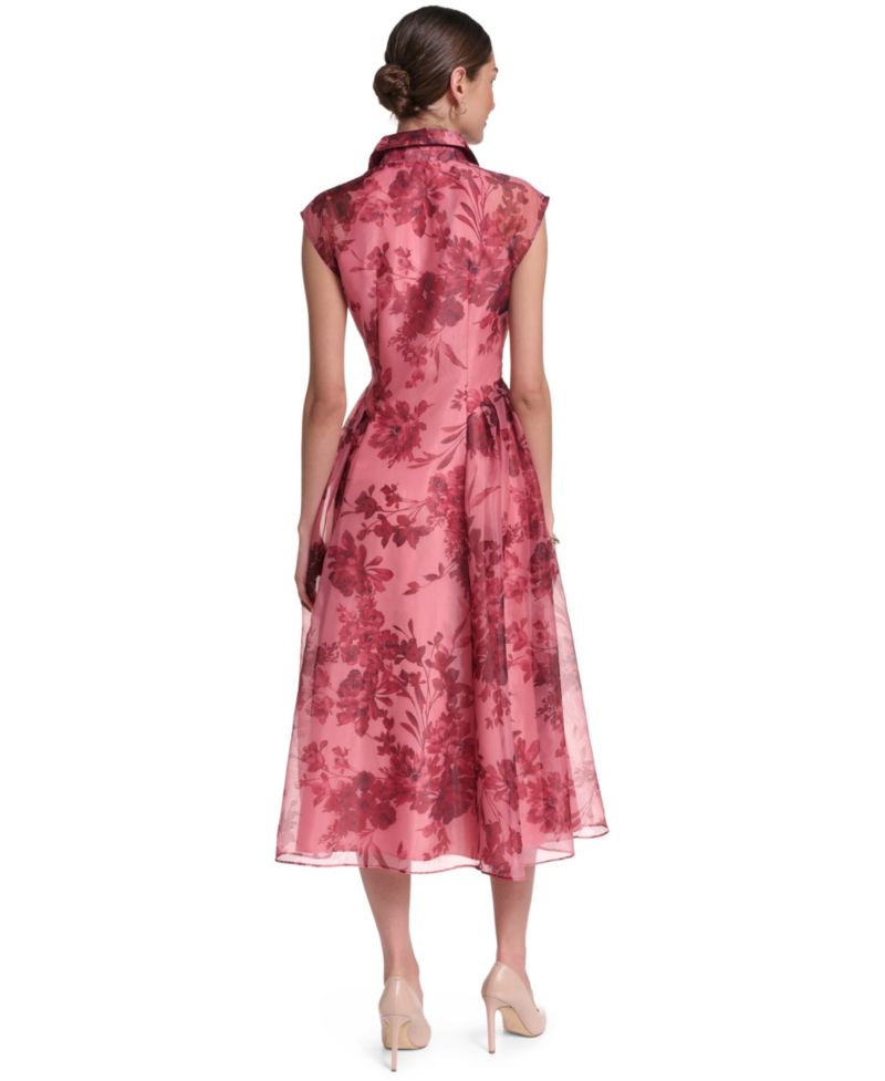 Women's Collared Midi Dress