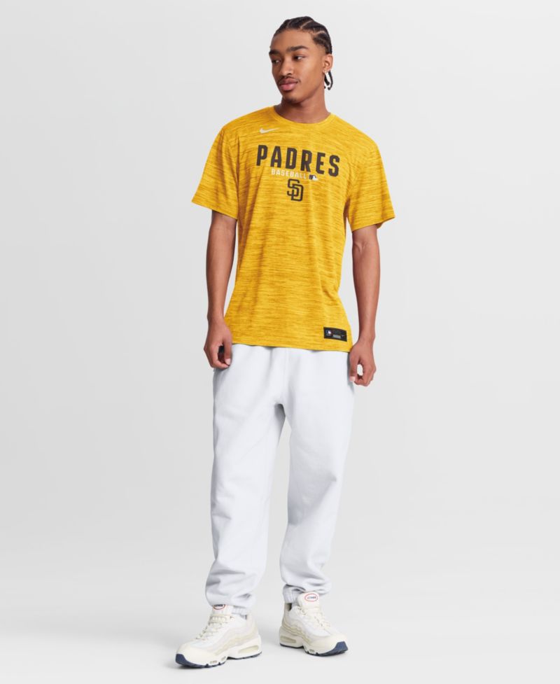 Men's Gold San Diego Padres Authentic Collection Velocity Dri-FIT T-Shirt