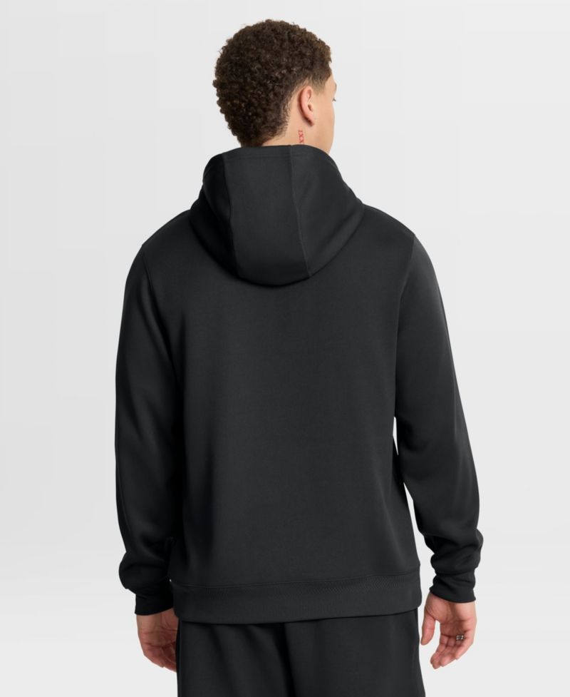 Men's Black Iowa Hawkeyes Coaches Premium Dri-FIT Quarter-Zip Hoodie