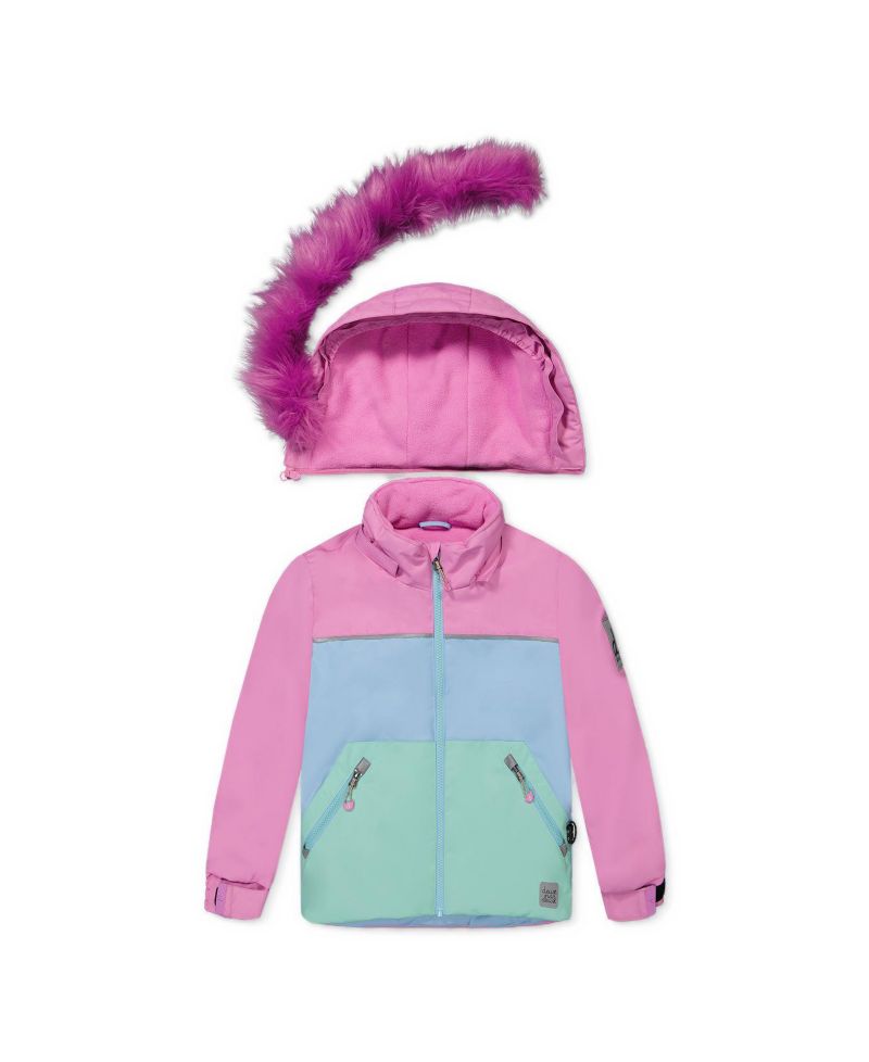 Little Girls 6TO 8 Two Piece Discover Snowsuit Pinkish
