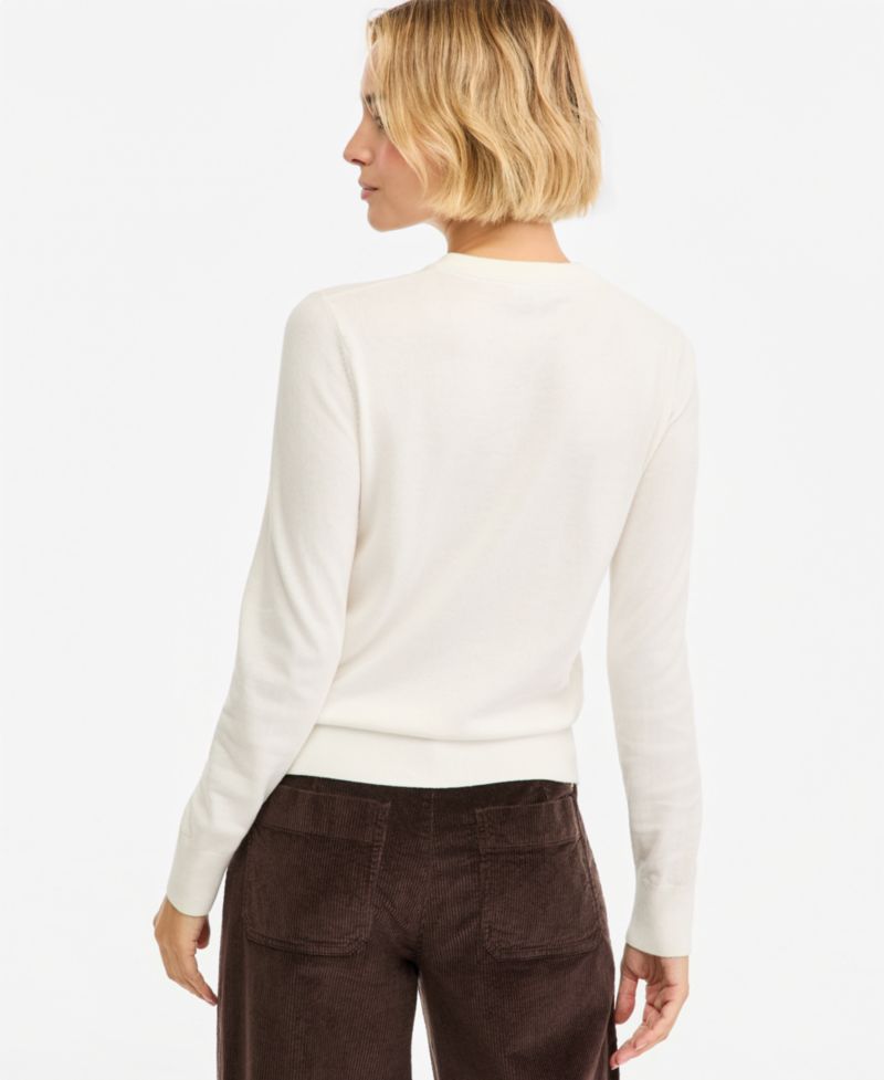 Women's Intarsia V-Neck Sweater