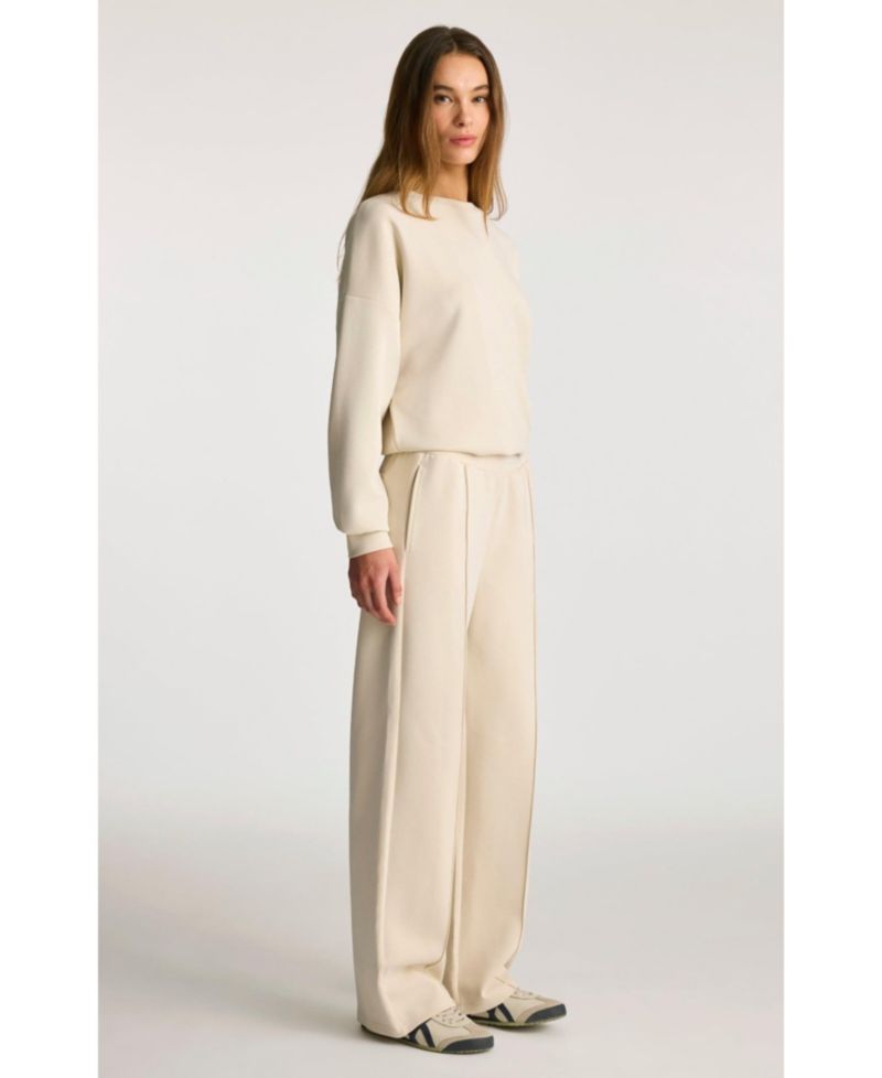 Women's Knitted Pants Bone