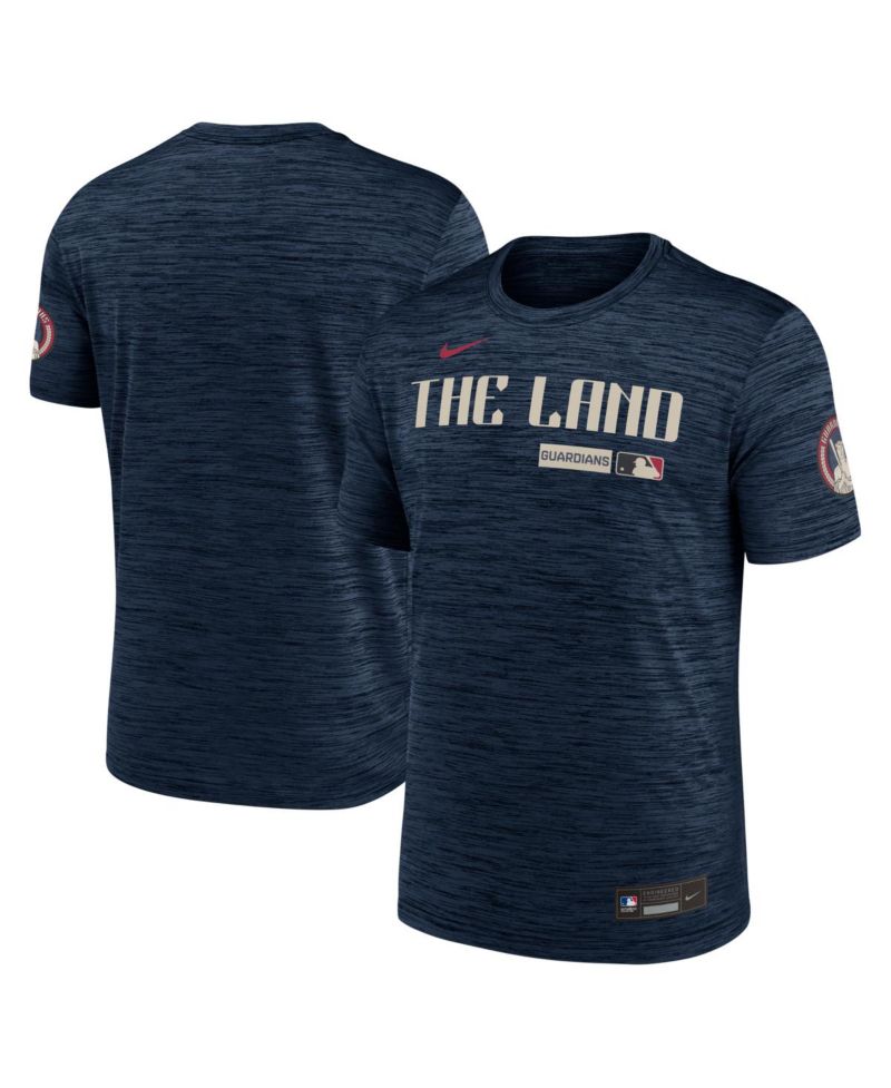 Men's Navy Cleveland Guardians Authentic Collection City Connect Velocity Dri-FIT T-Shirt