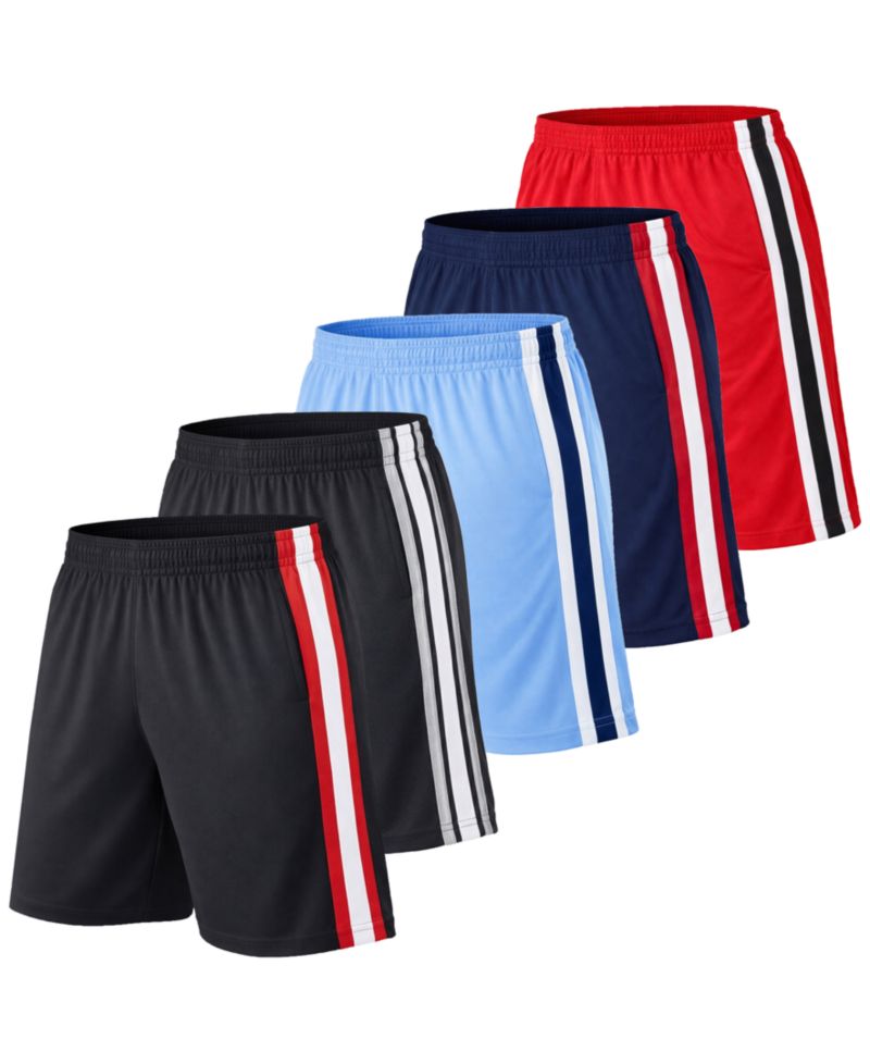 Men's Jump Start 5-Pack Moisture Wicking Performance Shorts