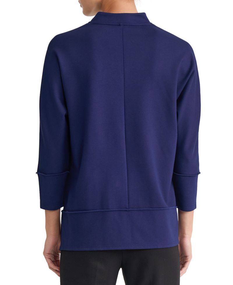 Petite Johnny Collar Top