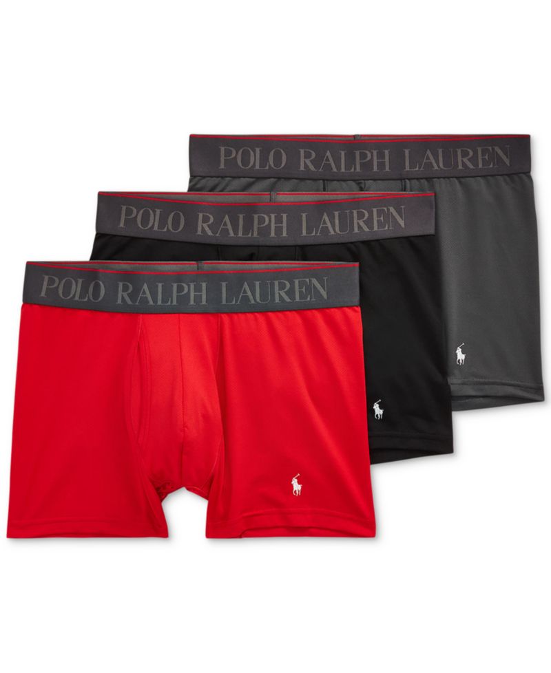 Men's 3-Pack Flex Performance Air Boxer Briefs