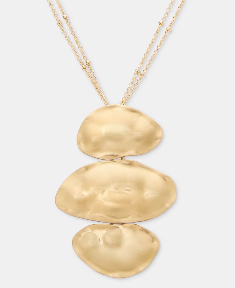 Triple Pendant Necklace, 36" + 3" extender