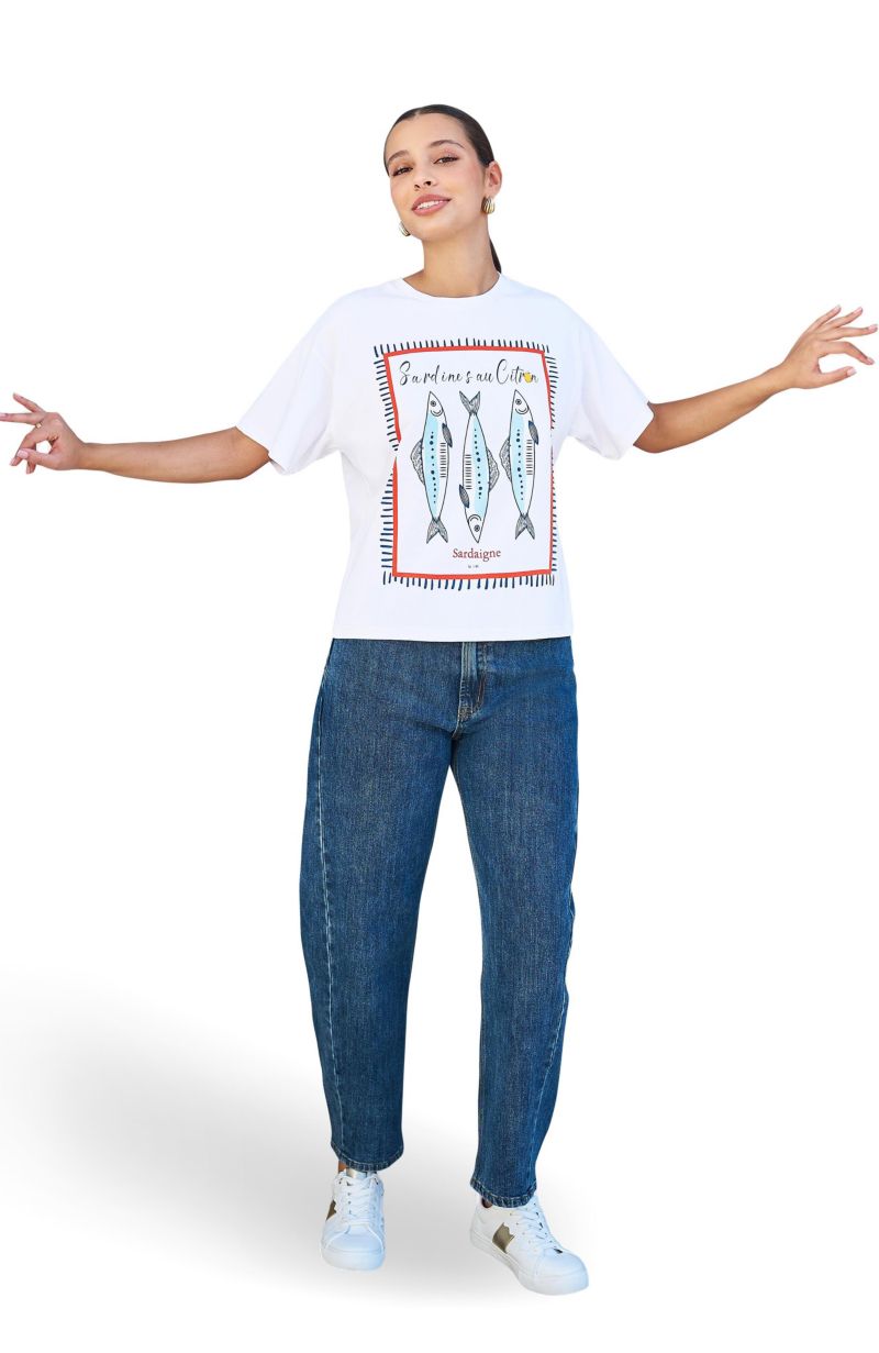 Women's Cotton Summer Motif T-Shirt
