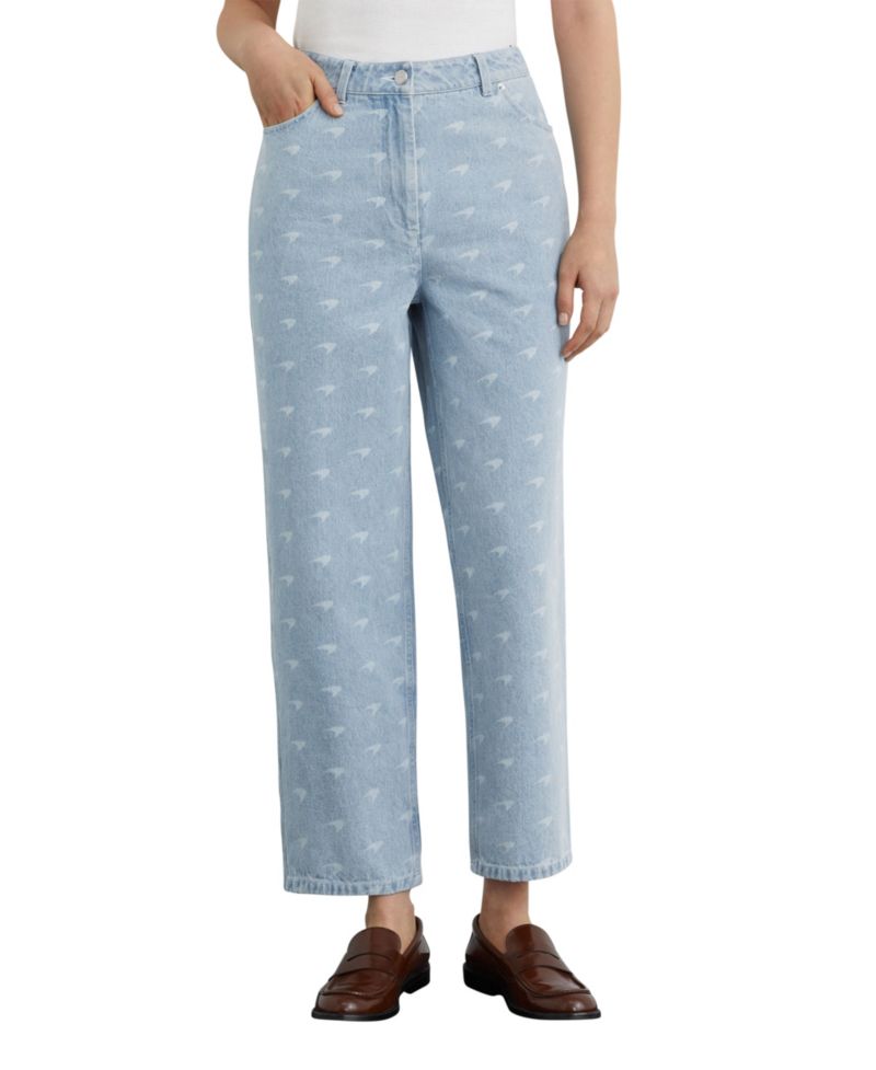 Women's Clairo High-Waisted Straight-Leg Jeans