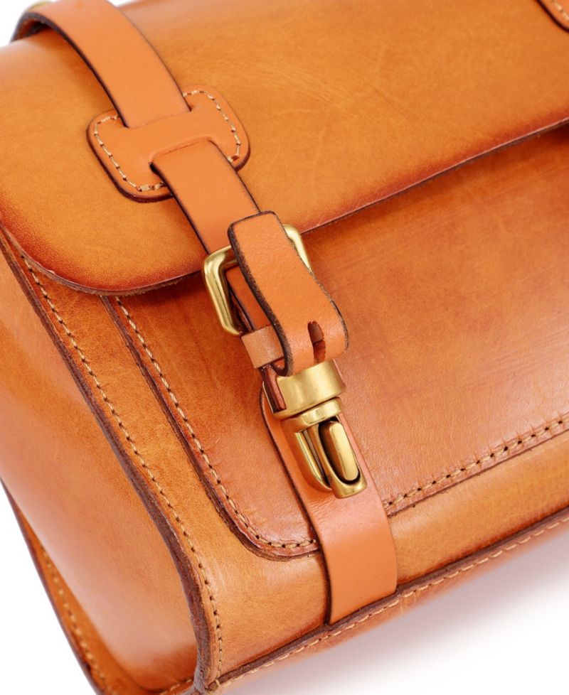 Ficus Mini Leather Satchel Bag
