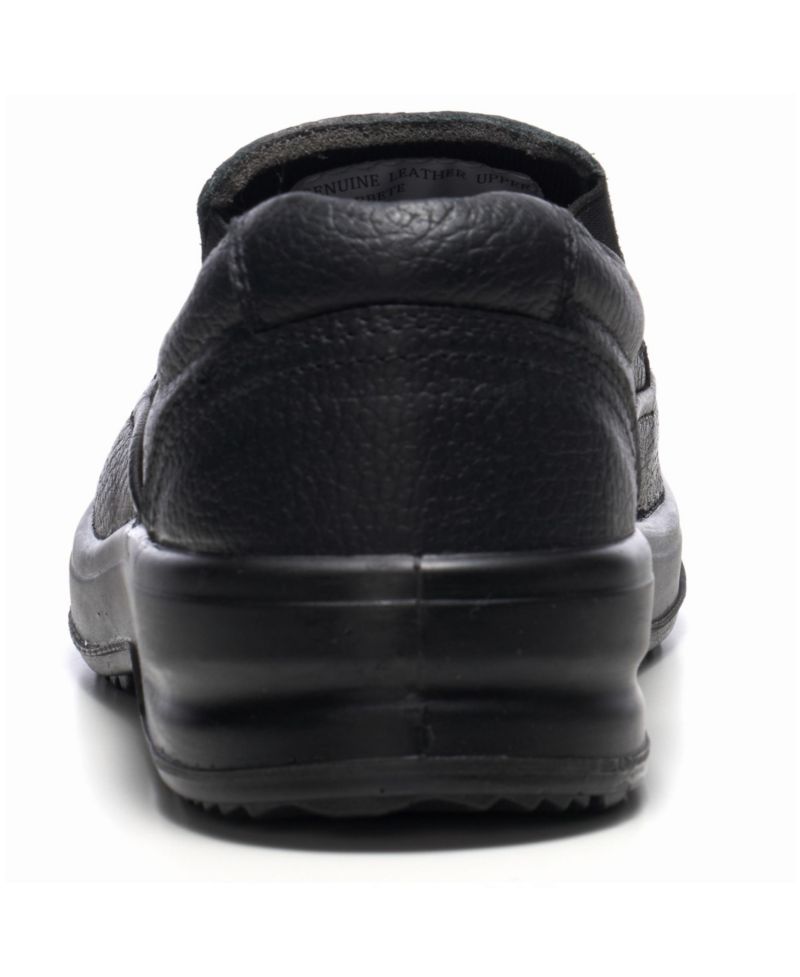 Men's Arbete Work Shoes | Slip Resistant Genuine Leather | Non Slip Loafers | All Day Comfort | Easy Slip On