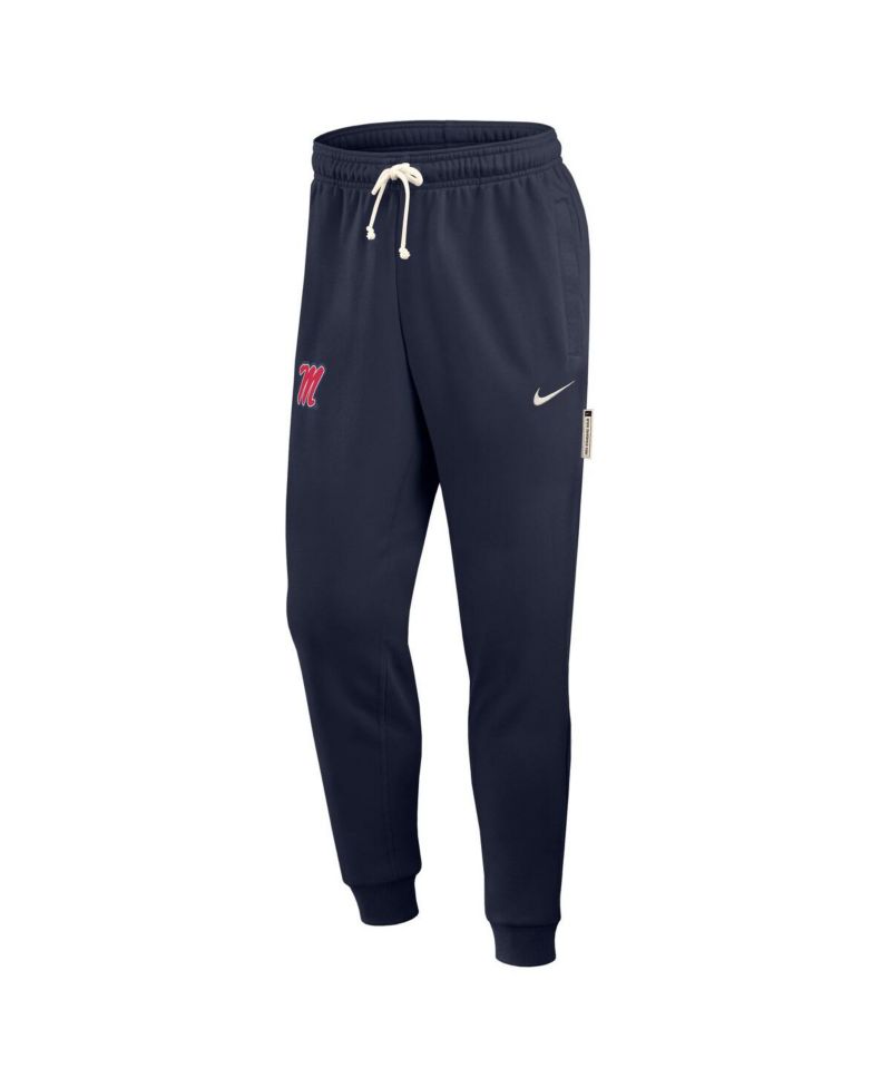 Men's Navy Ole Miss Rebels 2025 Sideline Performance Taper Pants