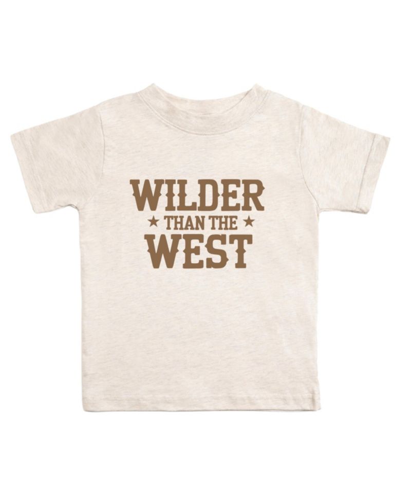 Little Boys 5Y - 8Y Wilder Than The West Western Short Sleeve T-Shirt