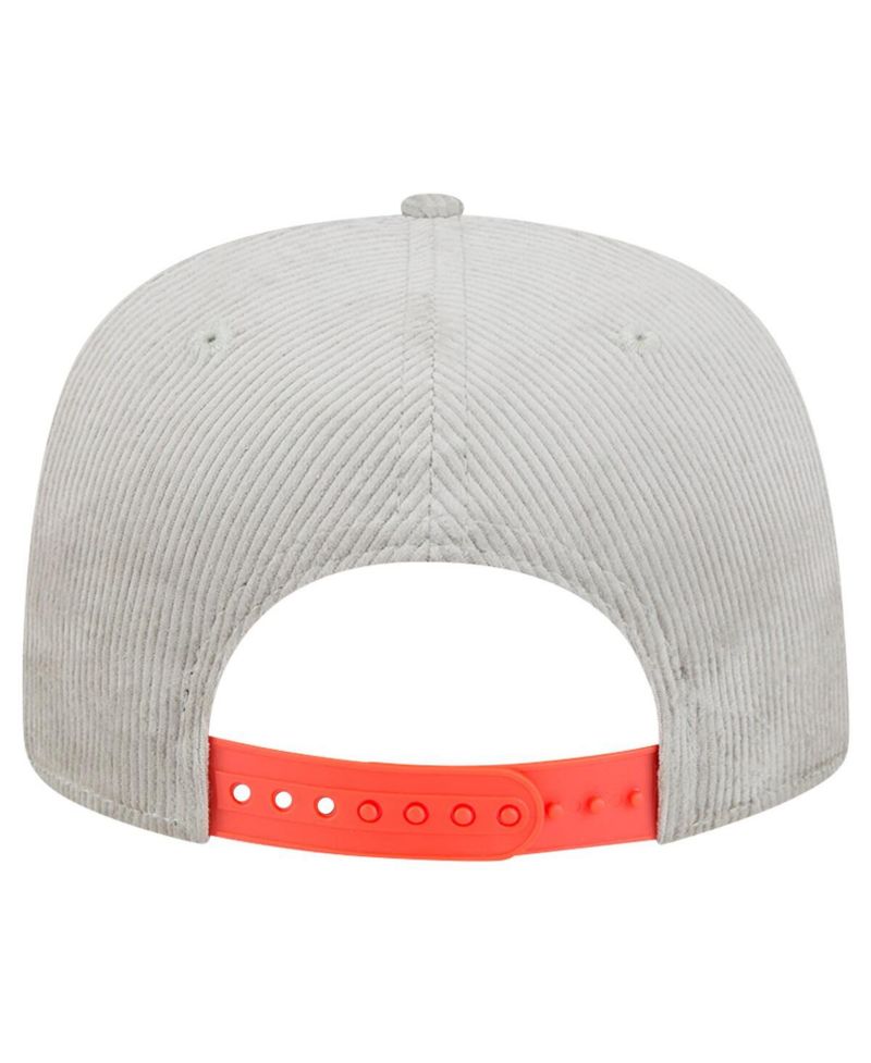 Men's Gray Houston Astros Corduroy Golfer Snapback Hat