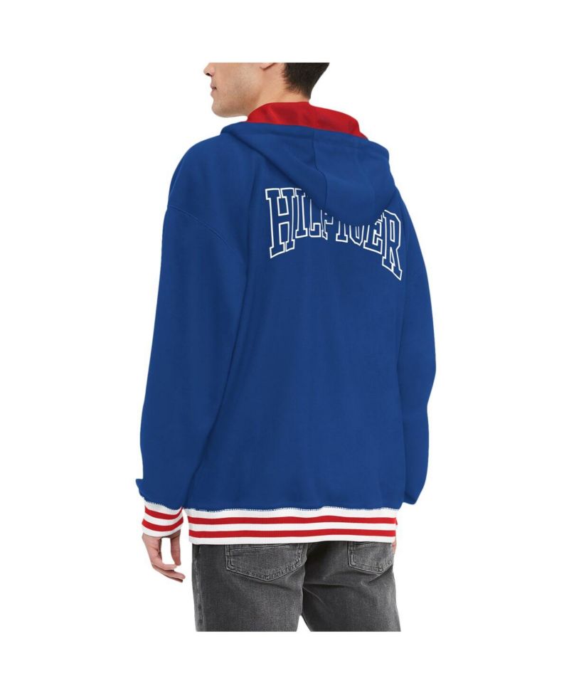 Men's Royal Buffalo Bills Aaron Quarter-Zip Hoodie
