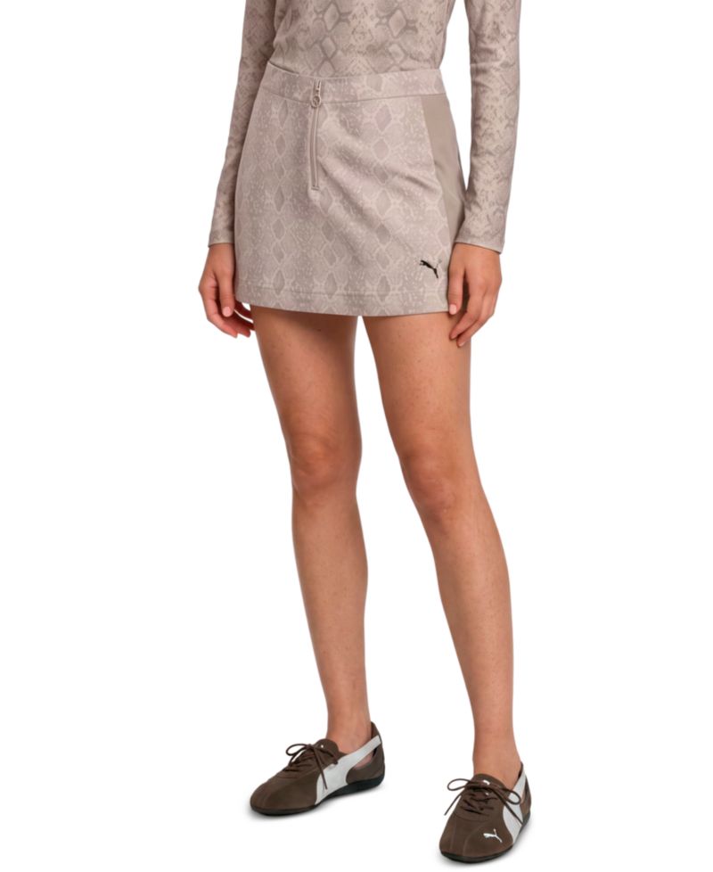 Women's Snake Pack Snake-Print Mini Skirt