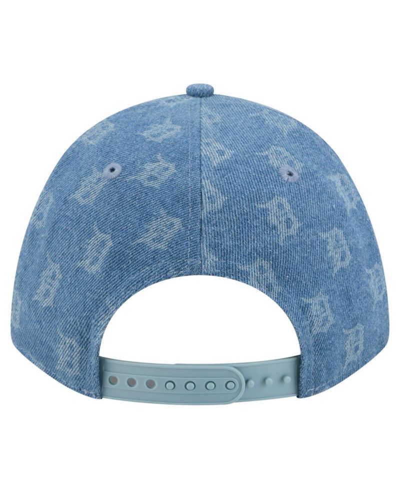 Men's Denim Detroit Tigers A-Frame 9FORTY Adjustable Hat