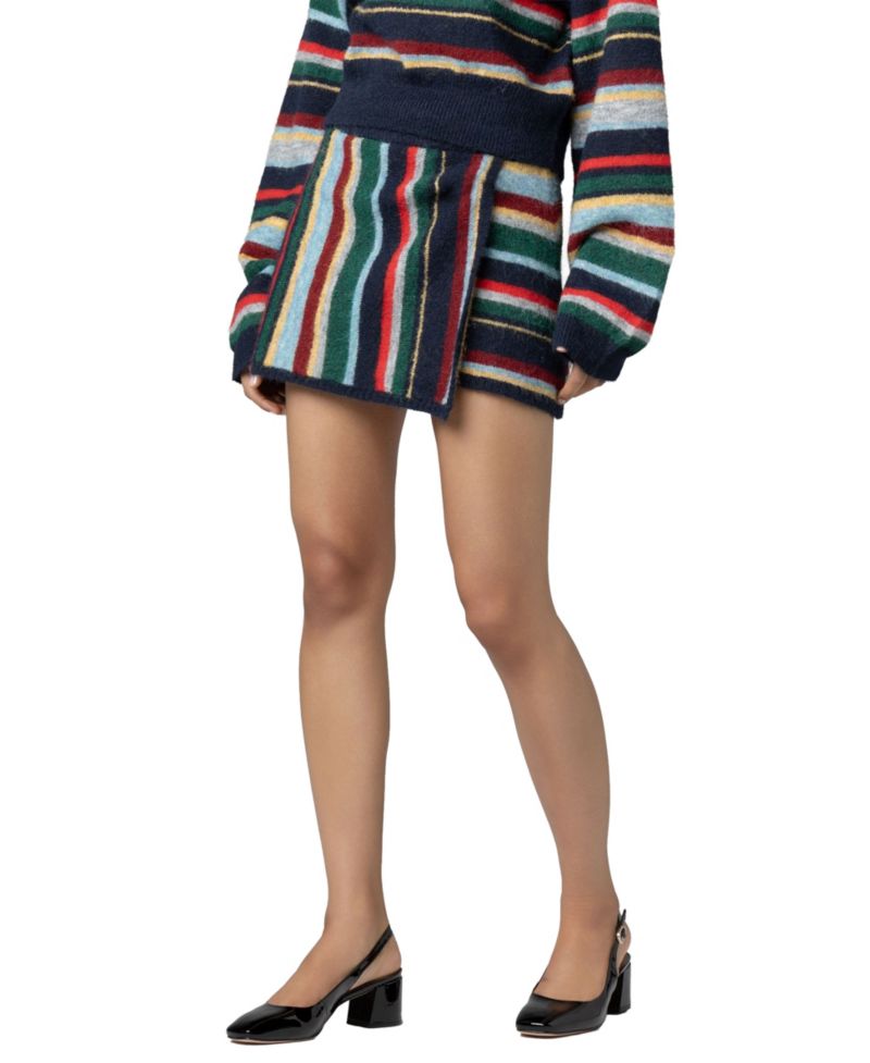 Women's Change of Scenery Striped Cropped Sweater