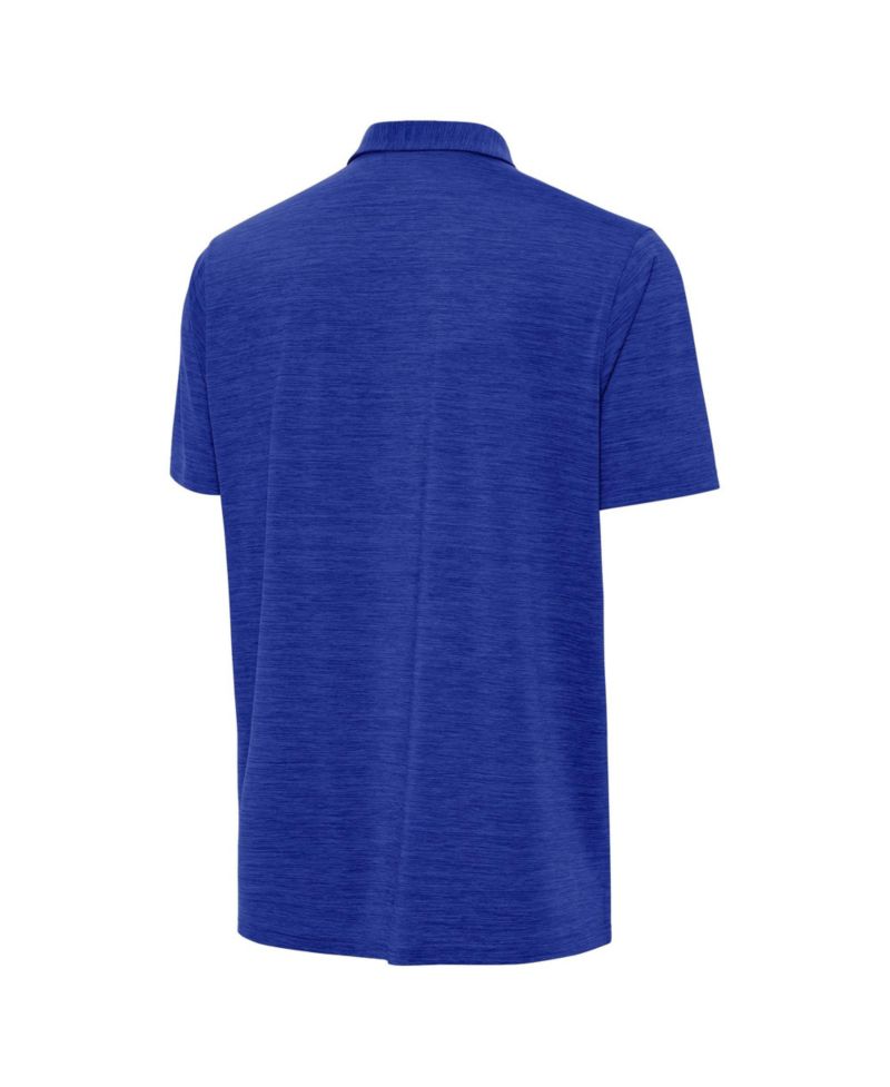 Men's Heather Blue New York Knicks 2026 NBA Finals Champions Secondary Layout Polo Shirt