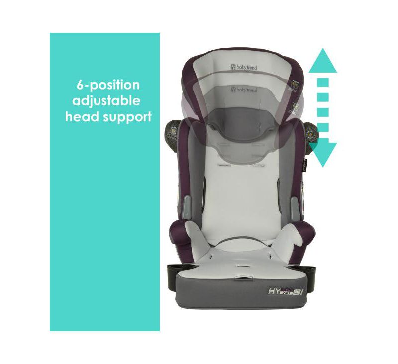 Kids Trend Hybrid SI 3-in-1 Combination Booster Car Seat with Side Impact Protection - Dash Plum