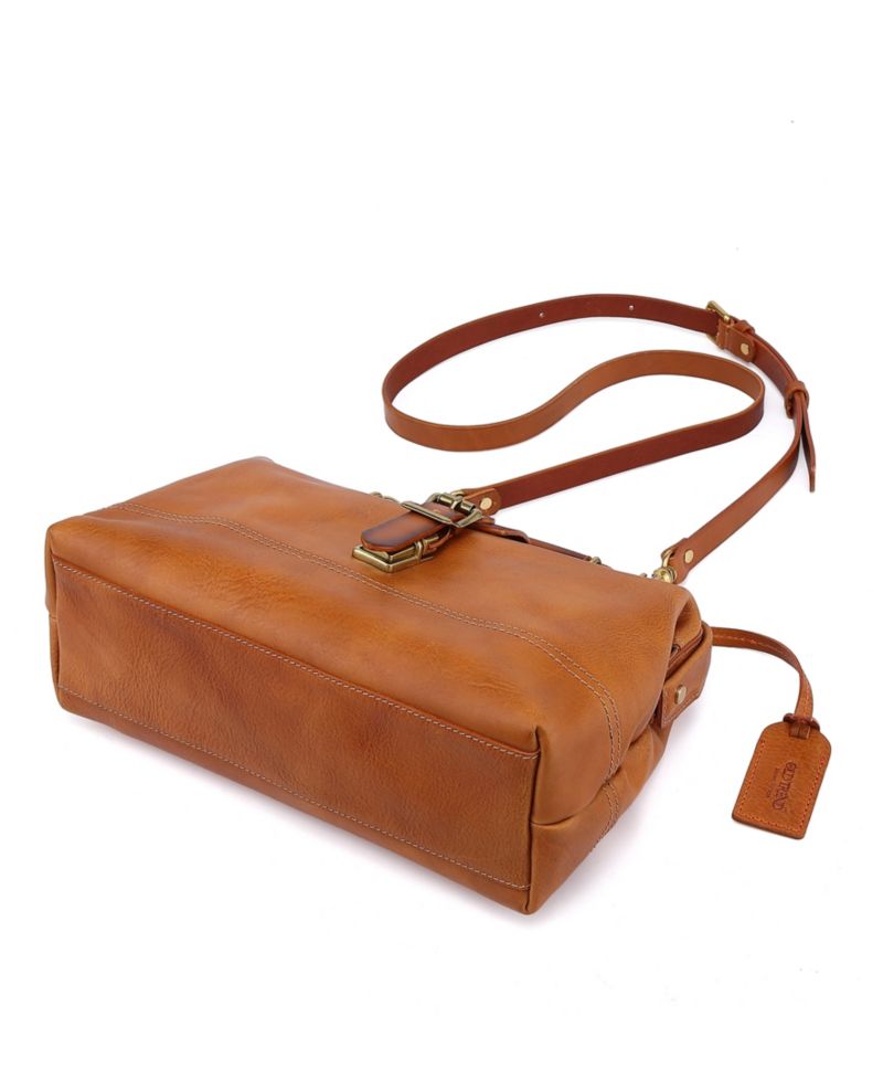 Doctor Small Leather Crossbody Satchel Bag