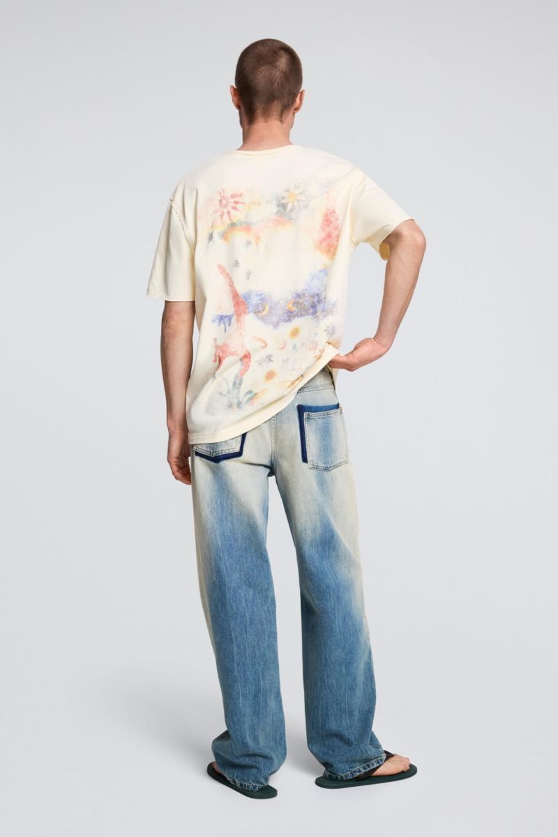 Men's Printed cotton T-shirt