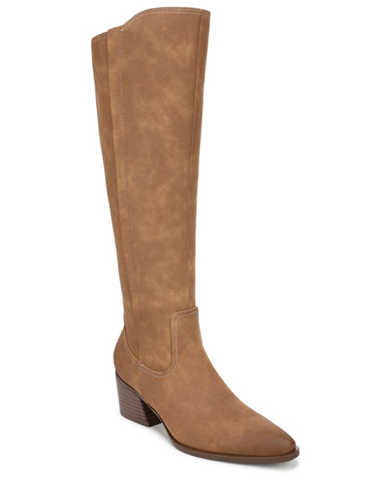 Women's Golden Zipper Tall Boots