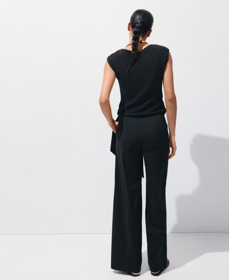 Women's Bow Straight Pants