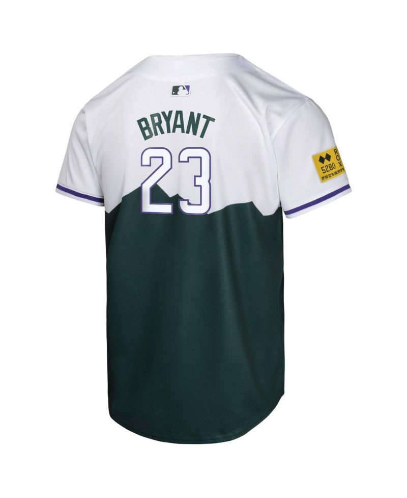 Big Boys and Girls Kris Bryant Green Colorado Rockies City Connect Limited Player Jersey