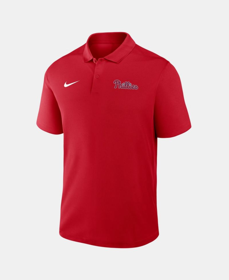 Men's Red Philadelphia Phillies Dri-FIT Victory Polo Shirt
