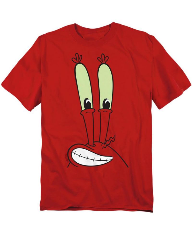 Men's Mr. Krabs Smile Face T-Shirt