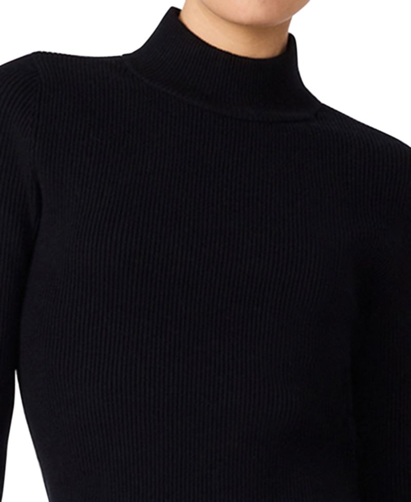 Riello Long-Sleeve Mock Neck Mini Dress