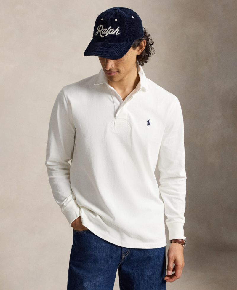 Men's The Iconic Rugby Collar Polo Shirt