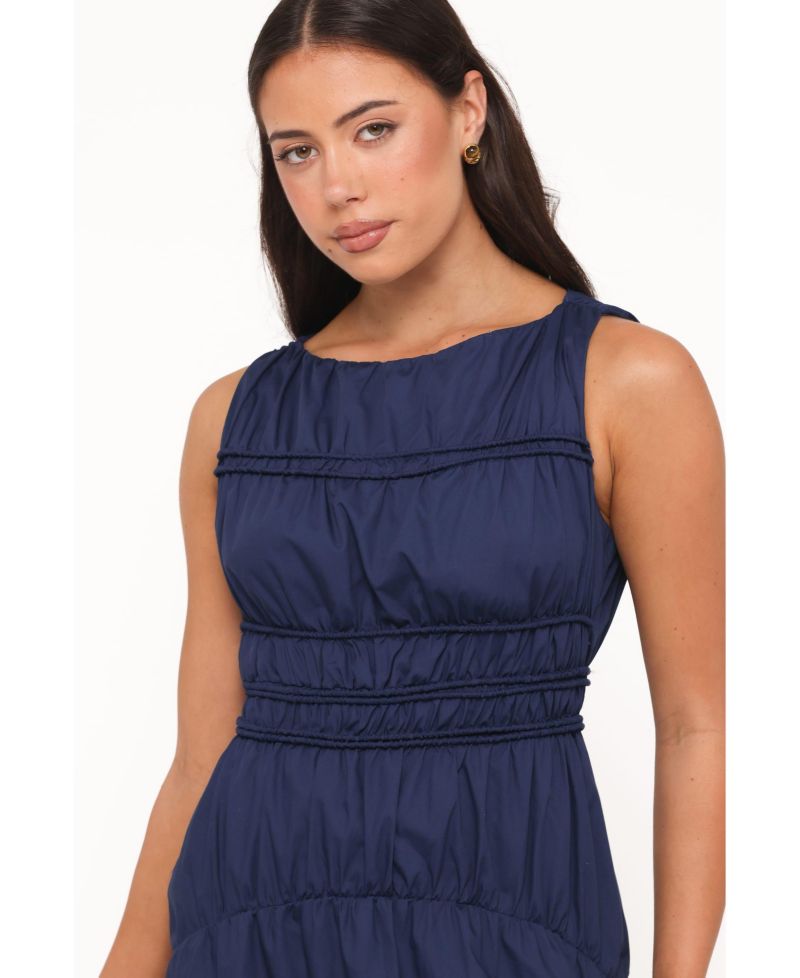 Women's Fern Boat-Neck A-Line Midi Dress