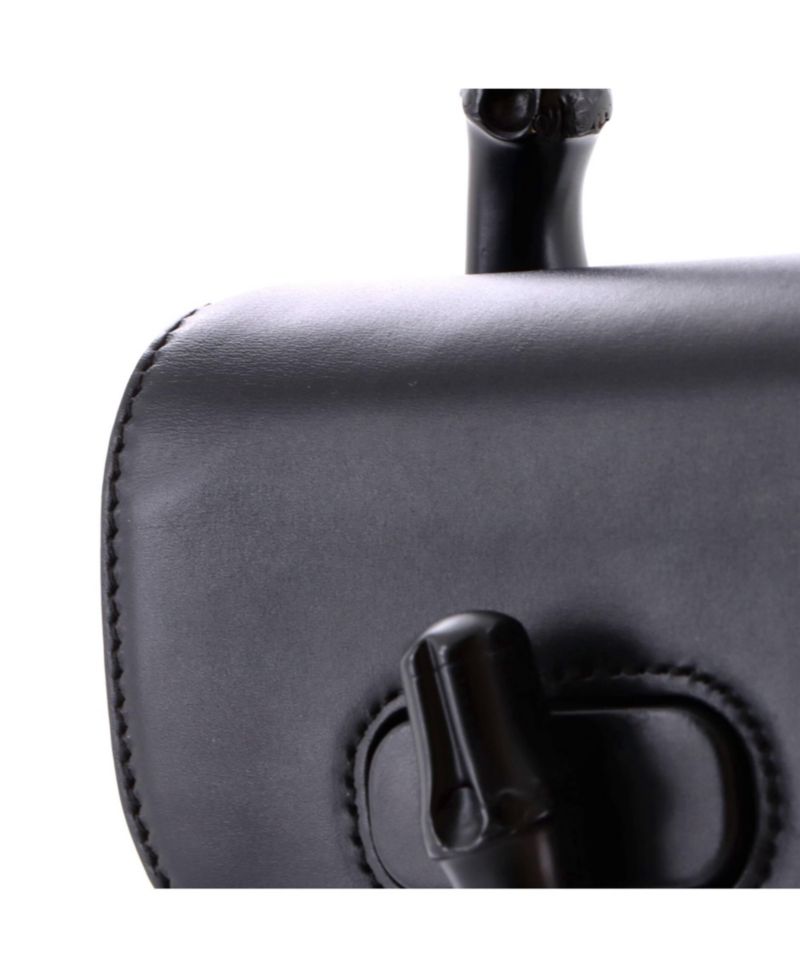 Mini Bamboo Top Handle Backpack Leather