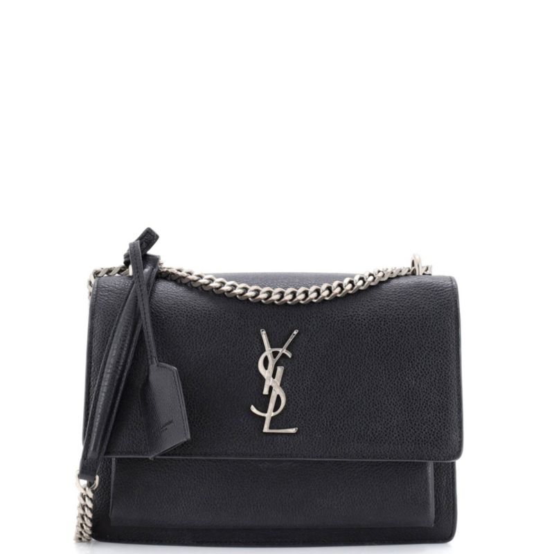 Medium Sunset Crossbody Bag Leather