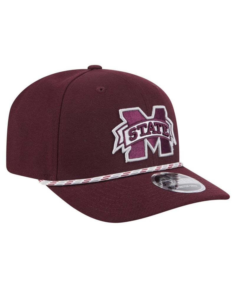 Men's Maroon Mississippi State Bulldogs Game Day Multi-Rope 9SEVENTY Stretch-Snap Hat