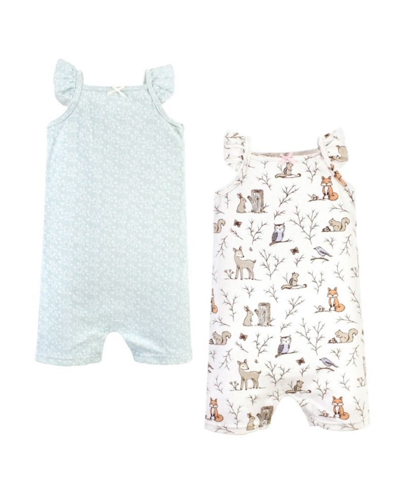 Baby Girls Hudson 2Pk Rompers