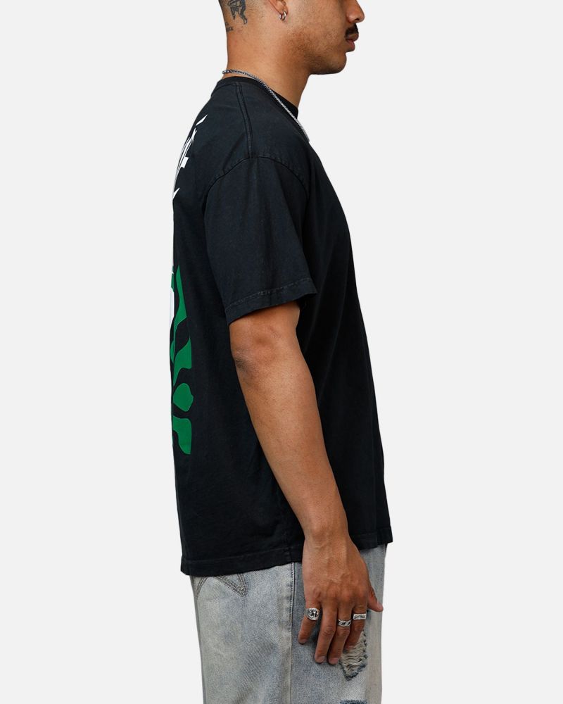 Men's Eternal Garden Heavyweight T-Shirt - Black Acidwash M