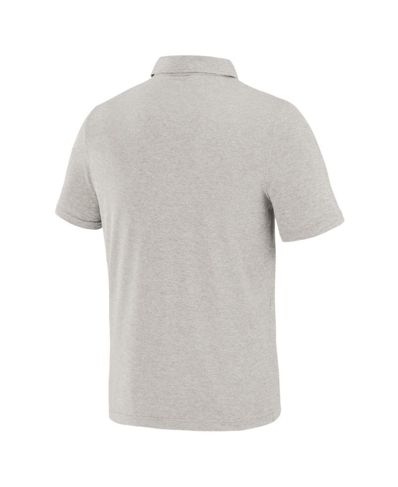 Men's White Ohio State Buckeyes Four Down Polo Shirt