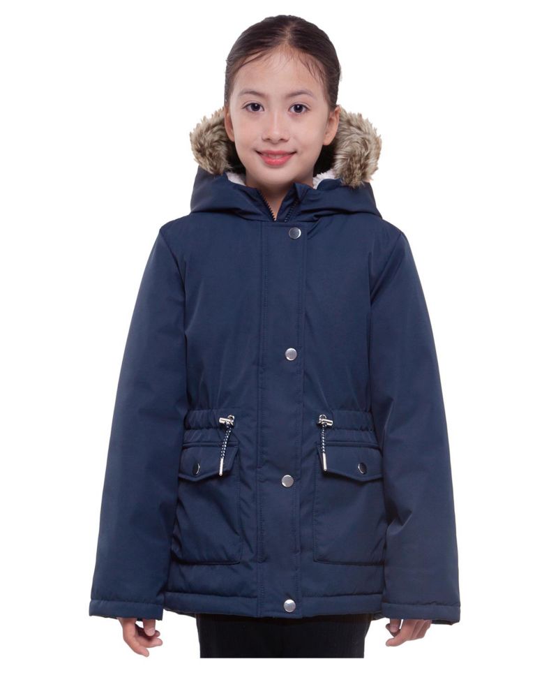 Girls (4-16) Sherpa Fleece Lined Parka Coat