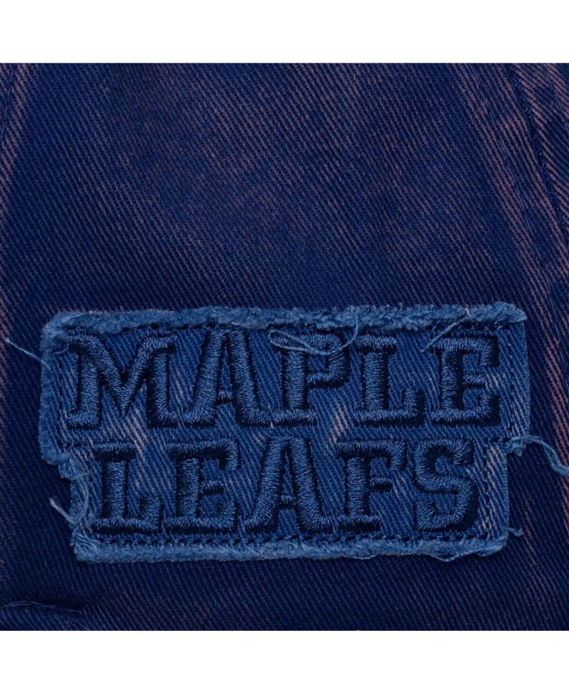 Men's Navy Toronto Maple Leaf's Downtown Snow Wash Pro-Crown Adjustable Hat