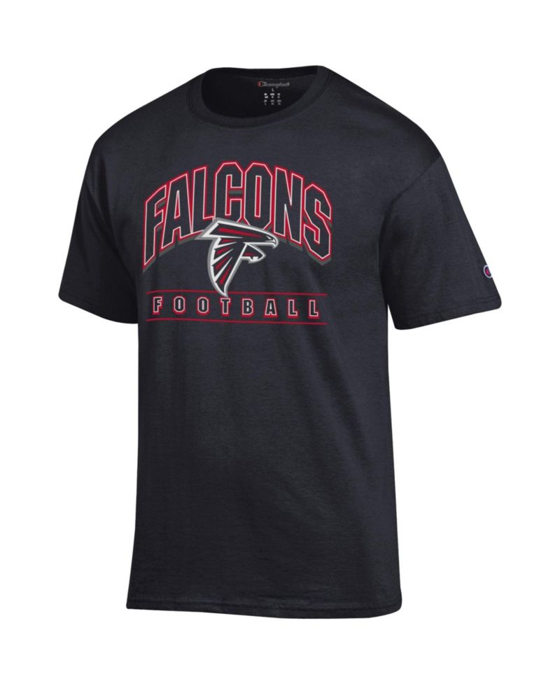 Men's Atlanta Falcons Screen Print Dropped Shoulder T-Shirt