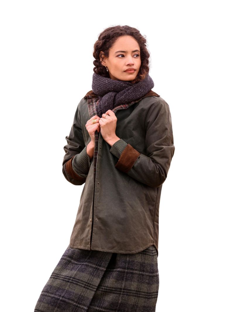 Women's Celtic and Co. Wax Cotton Overshirt Jacket