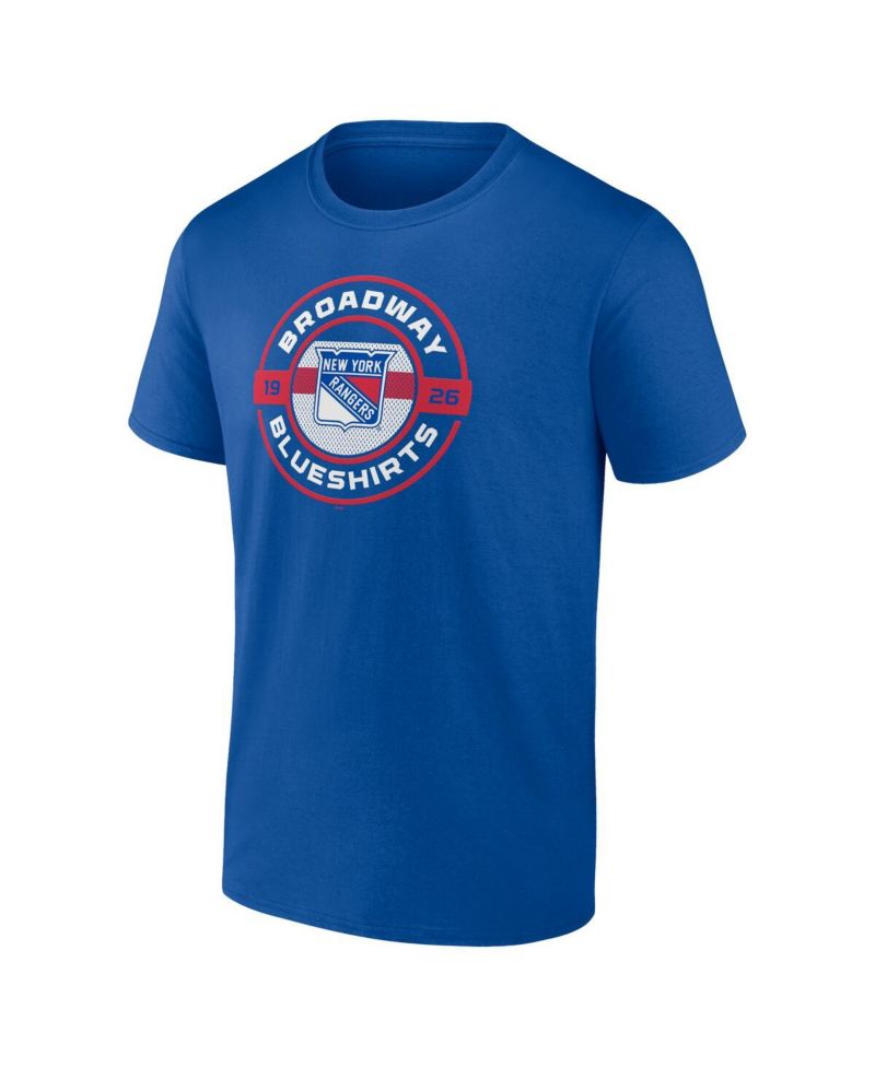 Men's Blue New York Rangers Local T-shirt