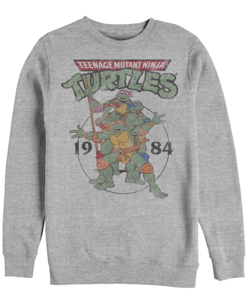 Men's Teenage Mutant Ninja Turtles Group Elite Crew Fleece T-shirt