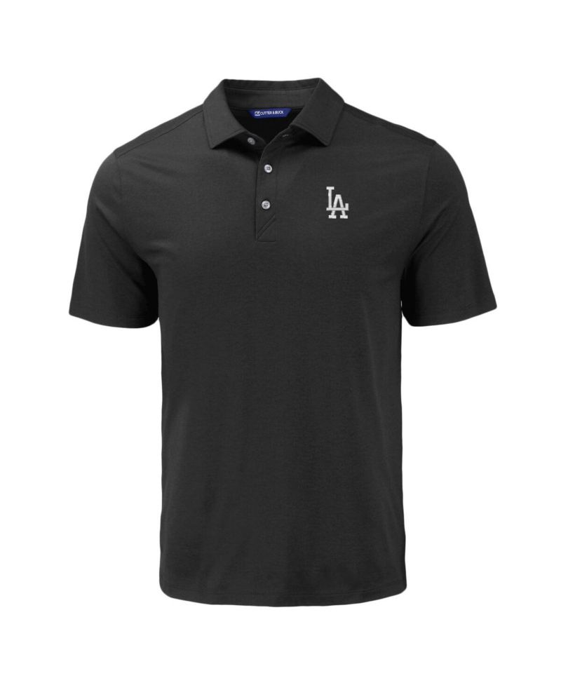 Men's Black Los Angeles Dodgers Coastline Epic Comfort Eco Polo