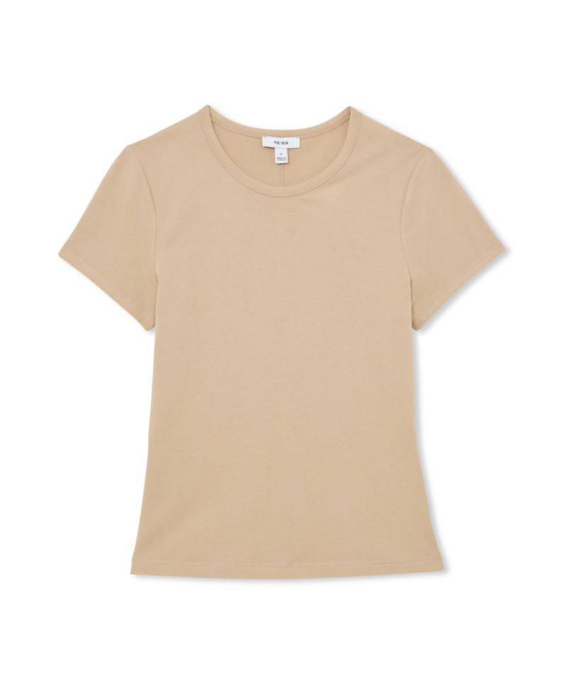 Women's Jolie Short-Sleeve Crewneck Cotton-Blend T-Shirt