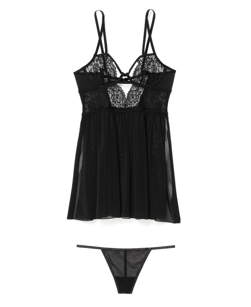 Women's Rae Unlined Babydoll & G-String Set Lingerie