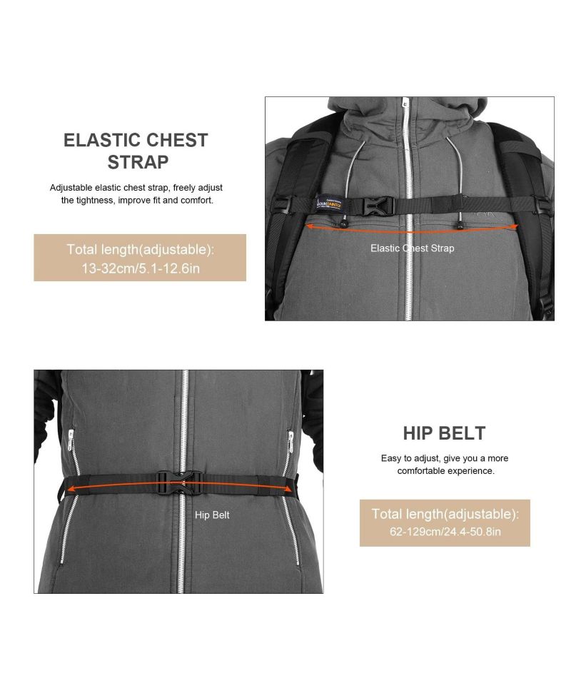 30 Liter Hiking Backpack Men Women Camping Backpack Lightweight Trekking Travel Backpacks for Climbing Skiing Cycling